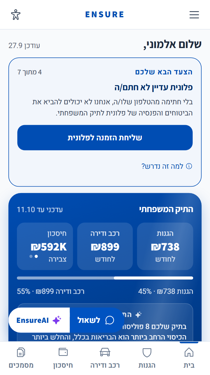 הבית — הצעד הבא ושלושת המספרים של התיק המשפחתי